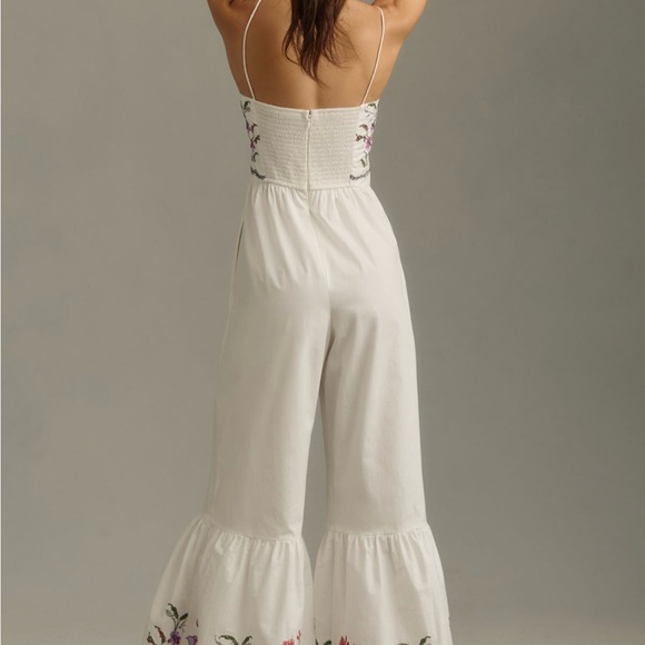 Anthropologie Hutch Floral Embroidered Jumpsuit - Picture 2 of 9